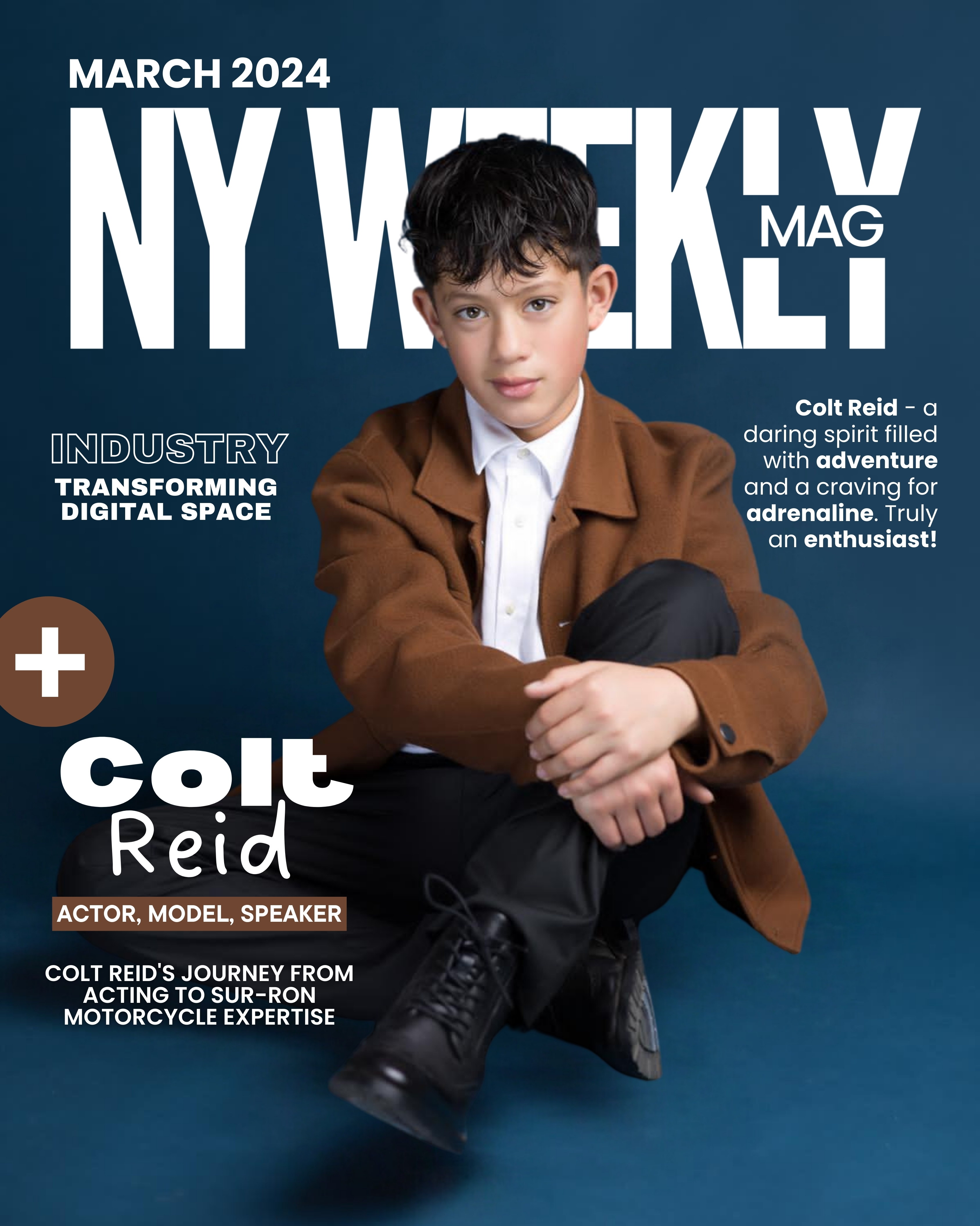 Colt Reid featured on NYFWK IV Magazine